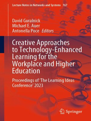 cover image of Creative Approaches to Technology-Enhanced Learning for the Workplace and Higher Education